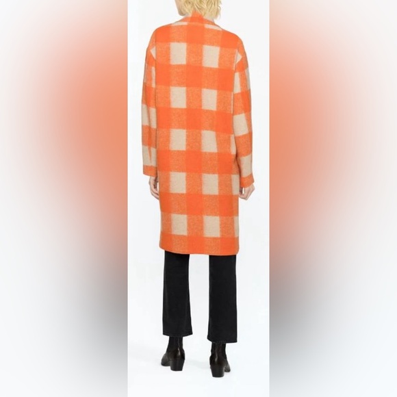 Marat Etoile -check-pattern single breasted coat - Picture 4 of 4